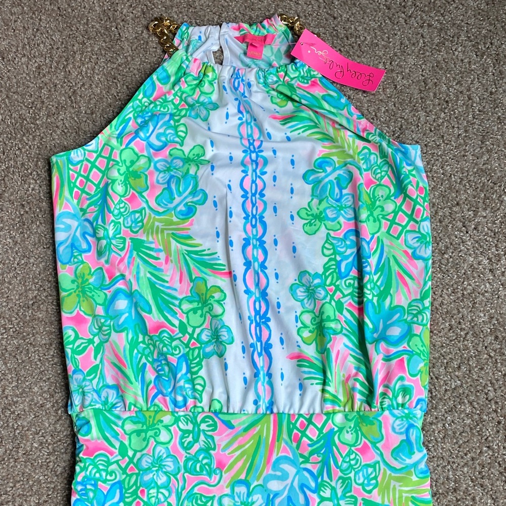 Lilly Pulitzer Bowen Top in Coconut Row